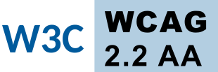 Accessibility Standard W3C WCAG 2.2 AA